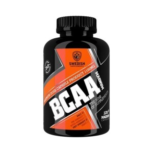 SWEDISH Supplements BCAA Magnum 1100 мг / 120 капсули SWEDISH Supplements BCAA Magnum 1100 мг / 120 капсули