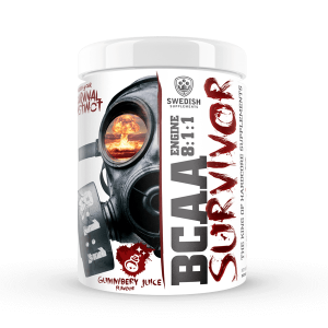 SWEDISH Supplements BCAA SURVIVOR 8:1:1 400 гр / 34 Дози SWEDISH Supplements BCAA SURVIVOR 8:1:1 400 гр / 34 Дози