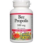 Natural Factors Bee Propolis 500 мг / 90 капсули на супер цена
