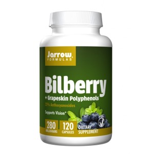 Jarrow Formulas Bilberry + Grapeskin Polyphenols 120 Jarrow Formulas Bilberry + Grapeskin Polyphenols 120