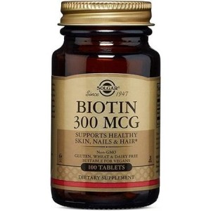 Solgar Biotin 300 mcg, 100 tabs