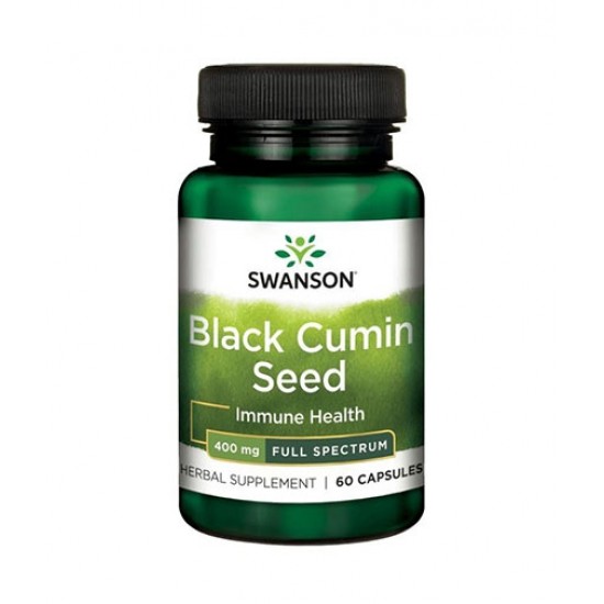 Swanson Black Cumin Seed 400 мг / 60 капсули на супер цена