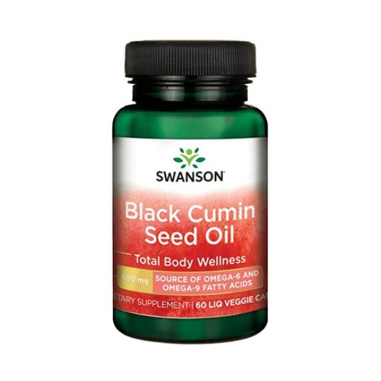 Swanson Black Cumin Seed Oil 500 мг / 60 капсули на супер цена