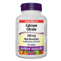 Webber Naturals Calcium Citrate / Калций цитрат, 300 mg, 120 таблетки на супер цена