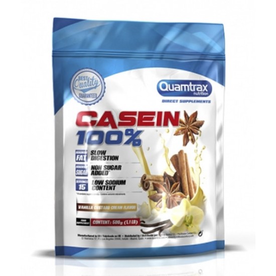 Quamtrax Casein / 500 g на супер цена