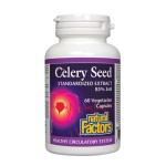 Natural Factors Celery Seed Extract 75 мг / 60 капсули на супер цена