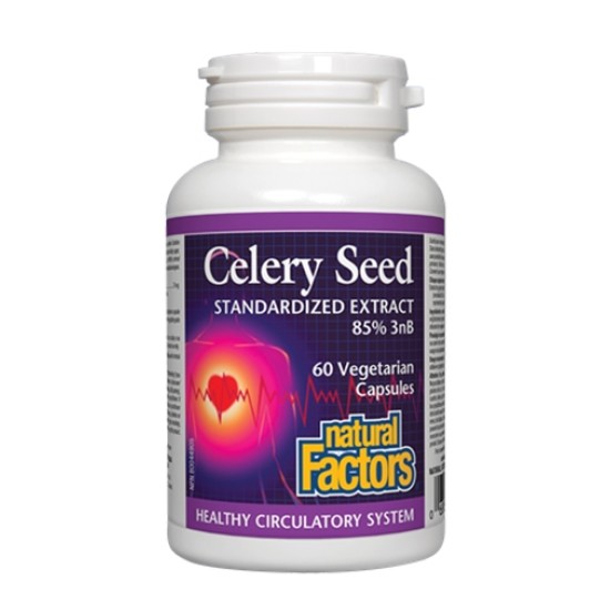 Natural Factors Celery Seed Extract 75 мг / 60 капсули на супер цена