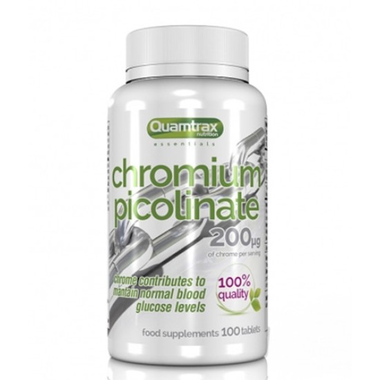 Quamtrax Chromium Picolinate / 100 tabs на супер цена