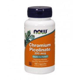 NOW Chromium Picolinate 200mcg / 100 капсули