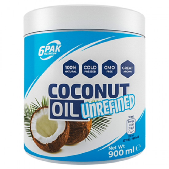 6 Pak Nutrition Coconut Oil Unrefined 900 мл на супер цена
