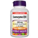 Webber Naturals Coenzyme Q10 / Коензим Q10, 200 mg, 60 софтгел капсули на супер цена