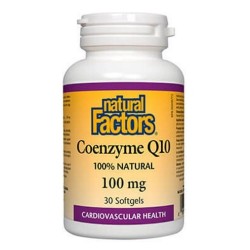 Natural Factors Coenzyme Q10 100 мг / 30 капсули