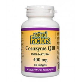 Natural Factors Coenzyme Q10 400 мг / 60 гел капсули