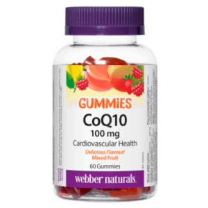 Webber Naturals CoQ10 Gummies / Коензим Q10 100 mg, 60 желирани таблетки