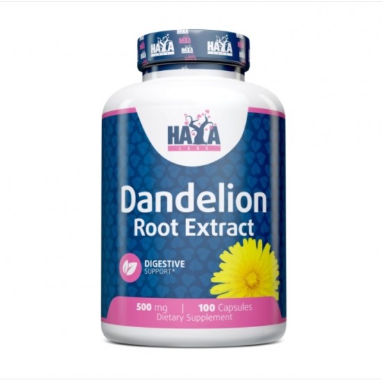Haya Labs Dandelion Root Extract (2% Flavonoids) 500 мг / 100 капсули на супер цена