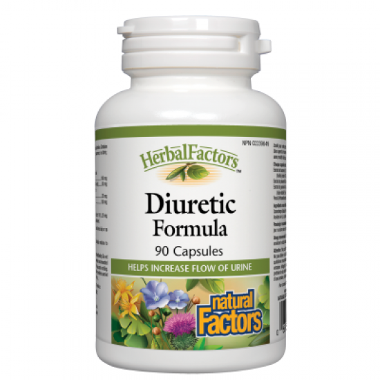 Natural Factors Diuretic Formula 300 мг / 90 капсули на супер цена