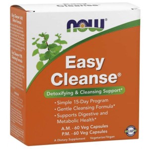 NOW EASY CLEANSE KIT AM/PM - 2X60 КАПСУЛИ NOW EASY CLEANSE KIT AM/PM - 2X60 КАПСУЛИ