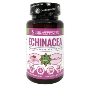 Cvetita Herbal Echinacea (Ехинацея) - 30 капсули х 400 мг