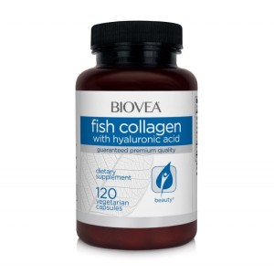 Biovea Fish Collagen & Hyaluronic Acid - Колаген + Хиалуронова Киселина - 120 caps