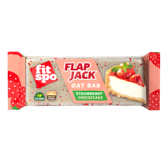 Fit Spo Flap Jack - Strawberry Plain 100 гр на супер цена