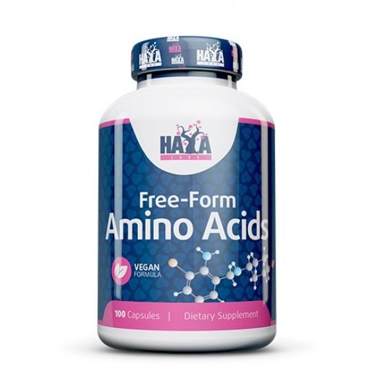 Haya Labs Free Form Amino Acids / 100 капсули на супер цена