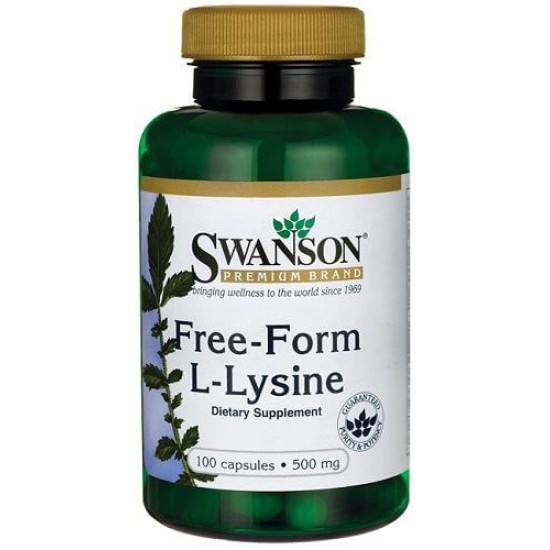 Swanson Free-from L-lysine 100 капсули на супер цена