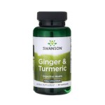 Swanson Full Spectrum Ginger & Turmeric / 60 caps на супер цена