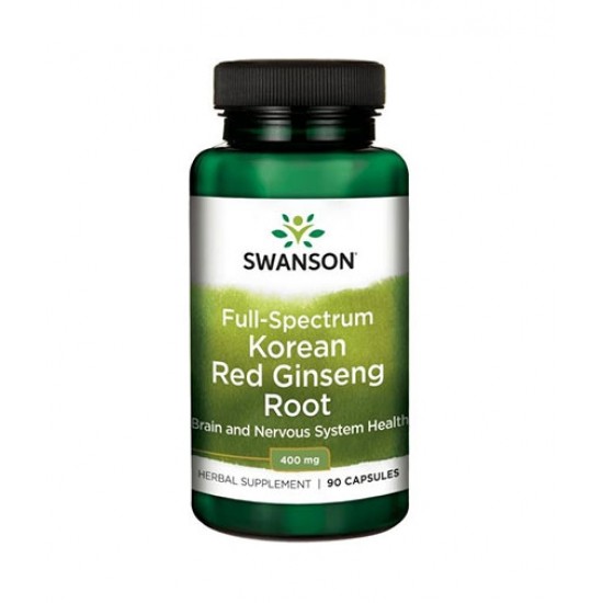 Swanson Full-Spectrum Korean Red Ginseng Root - 90 caps на супер цена