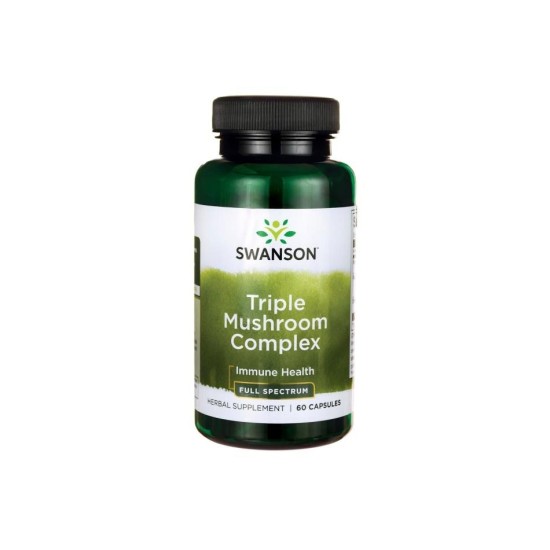 Swanson Full Spectrum Triple Mushroom Complex 600 мг / 60 капсули на супер цена