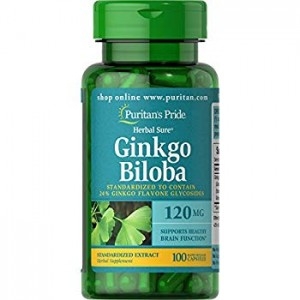 Puritan's Pride Ginkgo Biloba 120mg/100caps Puritan's Pride Ginkgo Biloba 120mg/100caps