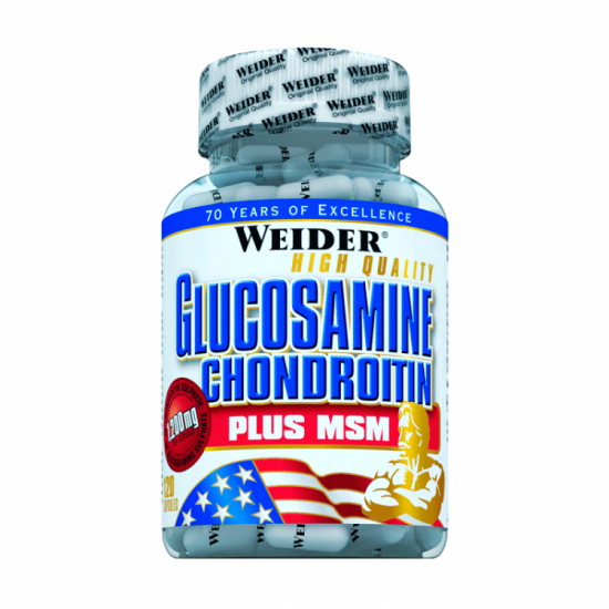 Weider Glucosamine Chondroitin Plus MSM - 120 капссули на супер цена