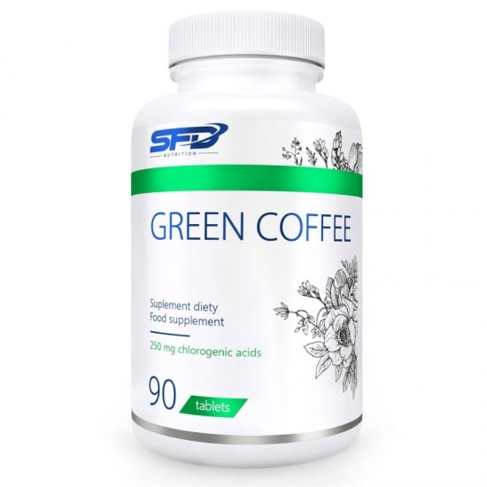 SFD Green Coffee - Липотропен Фет Бърнер - Зелено Кафе - 90 tabs на супер цена