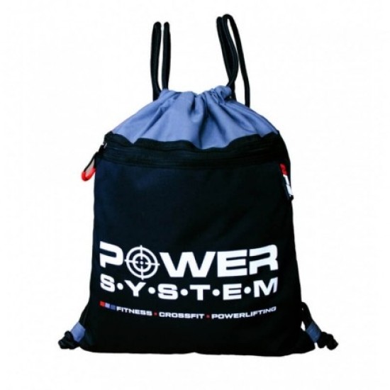 Power System GYM SACK ALPHA BLACK-GREY - СПОРТНА ЧАНТА на супер цена