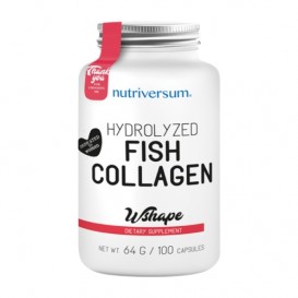 Nutriversum Hydrolyzed Fish Collagen 500 mg | Dedicated to Women - 100 caps / 50 servs
