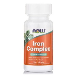 NOW Iron Complex 100 Tabs.