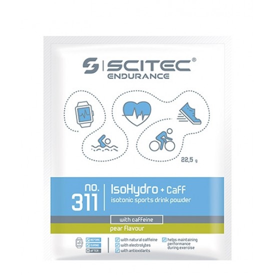Scitec Nutrition IsoHydro Single Serve + CAF / 22.5 гр на супер цена