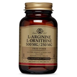Solgar L-Arginine/L-Ornitine 500/250 mg, 50 vcaps