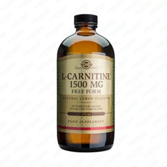 Solgar L-Carnitine 1500 mg Liquid, 16 ounces (Cytrynowy) на супер цена