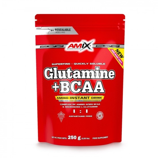 Amix Nutrition L-Glutamine + BCAA 250g PACK на супер цена