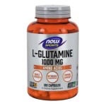 NOW L-Glutamine 1000mg / 120 Caps - Глутамин на супер цена