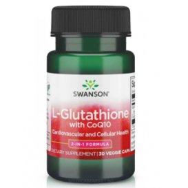Swanson L-Glutathione with CoQ10 30 veg caps