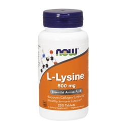NOW L-Lysine 500 мг / 250 таблетки