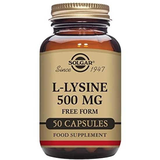 Solgar L-Lysine 500 mg, 50 vcaps на супер цена