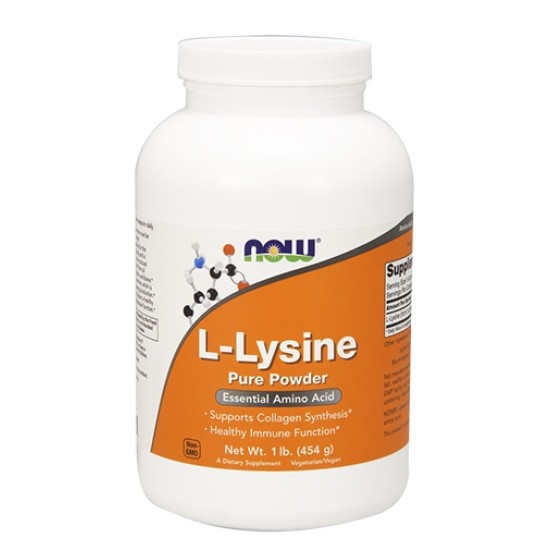 NOW L-Lysine Powder 454 гр на супер цена