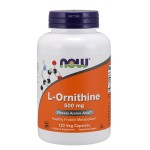 NOW L-Ornithine 500 мг / 120 капсули на супер цена