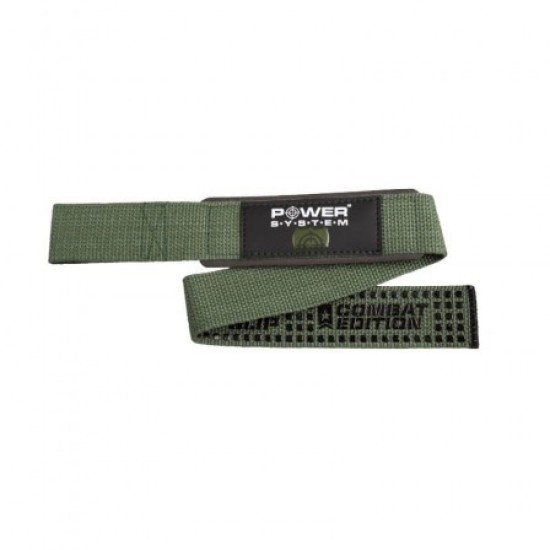 Power System LIFTING STRAPS X COMBAT GREEN - ФИТИЛИ на супер цена