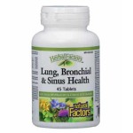Natural Factors LUNG, BRONCHIAL AND SINUS HEALTH 45 таблетки на супер цена
