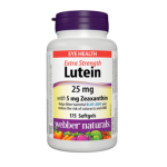 Webber Naturals ЛУТЕИН 25 мг + ЗЕАКСАНТИН 5 мг капсули * 175 на супер цена