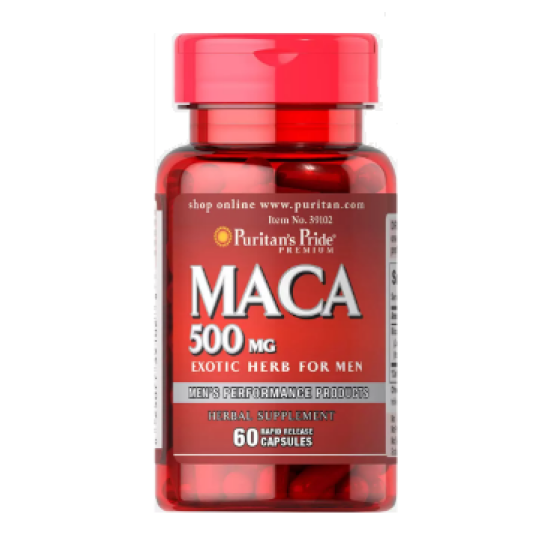 Puritan's Pride Maca 500 60 капсули на супер цена