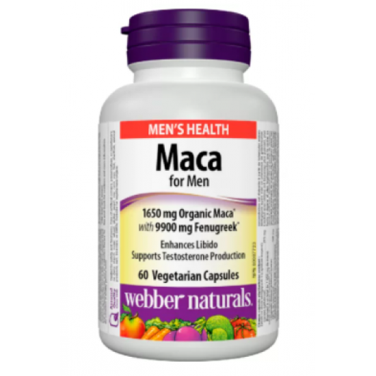 Webber Naturals Maca for Men/ Мака за мъже х 60 капсули на супер цена